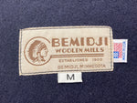 ヴィンテージ vintage 80s 80年代 BEMIDJI WOOLEN MILLS ダブルマッキーノ ロケットTALON USA製 紺 ジャケット 無地 ネイビー Mサイズ 104MT-1910