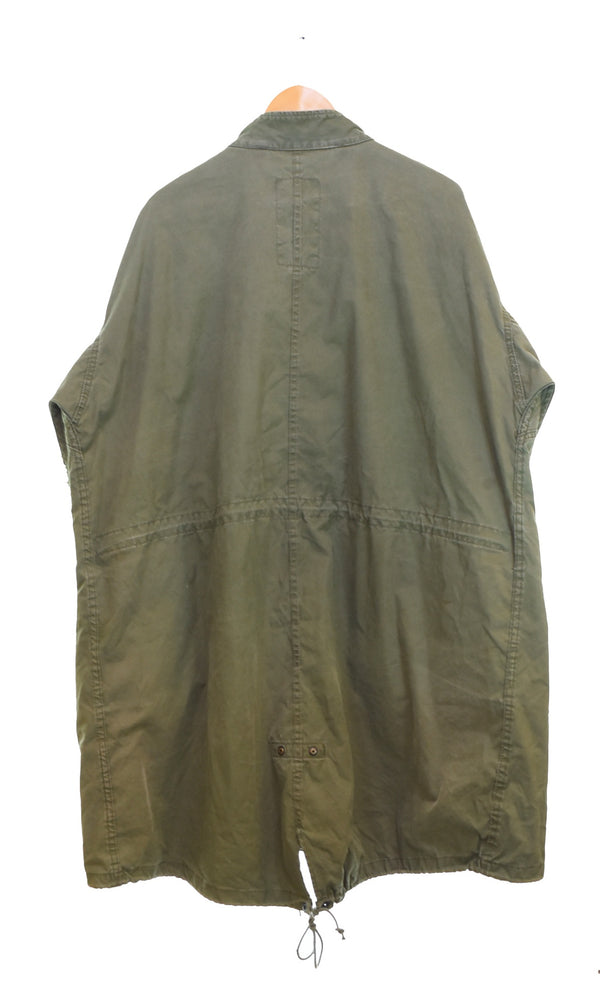 ミリタリー Military 80s USARMY M-65 フィッシュテールパーカー 80's アメリカ軍 SCOVILLジッパー 8415-00-782-3219 ジャケット カーキ Lサイズ 103MT-3330