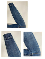 リーバイス Levi's 70's 70s 70年代 70505 BIGE ビッグE ボタン裏524刻印 デニムジャケット Gジャン ヴィンテージ Vintage - ジャケット ブルー フリーサイズ 101MT-3619