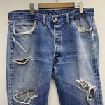 【曜日割引対象外】 ヴィンテージ vintage 70's リーバイス Levi's 501 BIG E ボタン裏6 W37 デニム ブルー 201MB-839 VB