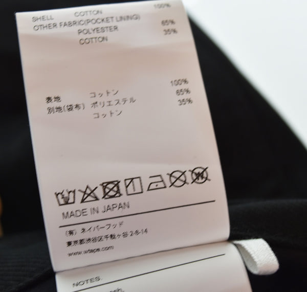 ダブルタップス WTAPS 22AW ベーカートラウザーズ コットンサージ パンツ 22WVDT-PTM01 ボトムスその他 ブラック 2 103MB-613