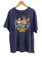 ヴィンテージ vintage 00s ©2001 ザ シンプソンズ THE SIMPSONS Hangin' with the HOMEY US古着 キャラT Tシャツ ネイビー Lサイズ 101MT-4532