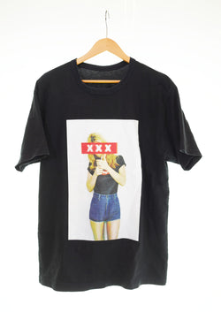 ゴッドセレクション  GOD SELECTION XXX KATE MOSS T-SHIRT ケイトモス Tシャツ Tシャツ ブラック Lサイズ 103MT-2950