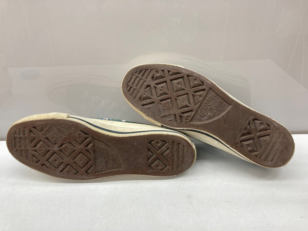 コンバース CONVERSE 90s ALL STAR LOW オールスターロー キャンバス ヴィンテージ クレイジーパターン USA製 シューズ US7 緑 青 16974 メンズ靴 スニーカー マルチカラー 25.5cm 104S-886