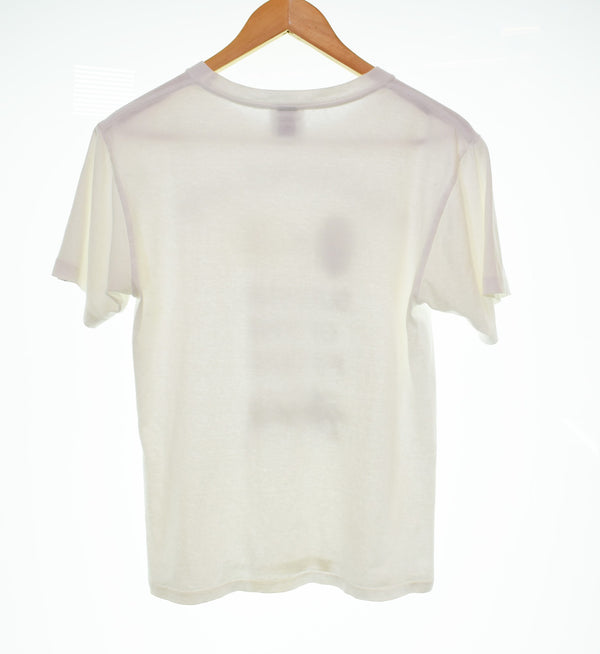 ステューシー STUSSY × ア ベイシング エイプ A BATHING APE SURVIVAL OF THE FITTEST コラボ Tee ストックロゴ SSリンク ロゴ Tシャツ ホワイト Sサイズ 103MT-3101