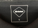 エフシーレアルブリストル F.C.Real Bristol 24SS EMBLEM POLO エンブレム トップス カットソー プルオーバー ロゴ GOLF ゴルフ BLACK 黒 FCRB-240059 半袖ポロシャツ ワンポイント ブラック Lサイズ 104MT-1895
