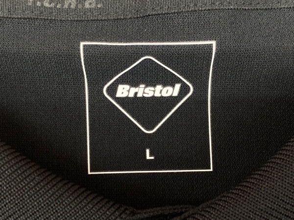 エフシーレアルブリストル F.C.Real Bristol 24SS EMBLEM POLO エンブレム トップス カットソー プルオーバー ロゴ GOLF ゴルフ BLACK 黒 FCRB-240059 半袖ポロシャツ ワンポイント ブラック Lサイズ 104MT-1895