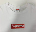 シュプリーム SUPREME Box Logo L/S Tee 長袖カットソー ロンT ホワイト Lサイズ 201MT-3144