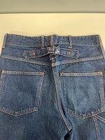 テンダーロイン TENDERLOIN ペインターデニムパンツ シンチバック オレンジステッチ ワイドデニム 濃紺 紺 デニム ブルー X-SMALL 101MB-711