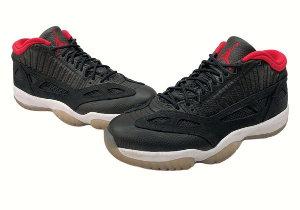 ナイキ NIKE 21年製 AIR JORDAN 11 LOW IE BRED エア ジョーダン ロー ブレッド AJ11 シューズ 白 赤 黒 919712-023 メンズ靴 スニーカー ブラック 26cm 104-shoes570