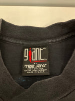 ヴィンテージ vintage 90’s 90年代 GIANT MTV MUSIC TELEVISION WORLD PEACE 地球 ピースマーク Tシャツ ブラック 101MT-5054