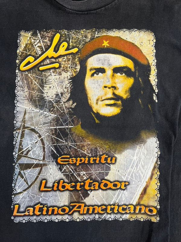 US US古着 チェ・ゲバラ  CHE GUEVARA プリントTシャツ 黒 Tシャツ ブラック 101MT-4845