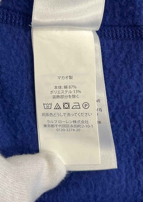 ラルフローレン RalphLauren ×LA DODGERS ロサンゼルス・ドジャース フーディ 青 XL パーカ ブルー LLサイズ 101MT-4494