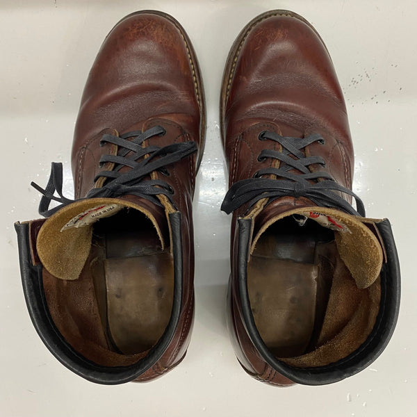 【曜日割引対象外】 レッドウィング RED WING ベックマン レースアップブーツ USA製 9011 メンズ靴 ブーツ ワーク ブラウン 26.5cmサイズ 201-shoes1497 VB