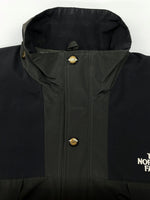 ザノースフェイス THE NORTH FACE 90s 00s MOUNTAIN JACKET マウンテン ジャケット GORE-TEX ダブルジップ アウトドア アウター 茶 黒 ジャケット ロゴ ブラウン 104MT-1998