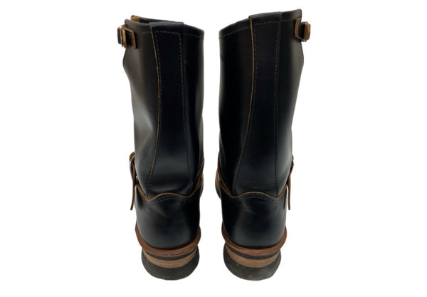 レッドウィング RED WING 11INCH ENGINEER BOOTS Stovepipe エンジニア ブーツ ストーブパイプ ロング 革靴 シューズ 黒 2966 メンズ靴 ブーツ エンジニア ブラック サイズ 9 1/2 D 104S-1058