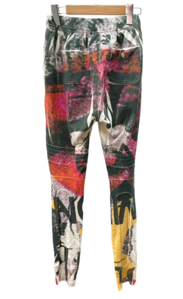 ノゾミイシグロ NOZOMI ISHIGURO スウェットパンツ サルエルパンツ 綿 コットン COTTON 日本製 ボトムスその他 総柄 マルチカラー Sサイズ 104LB-46