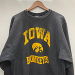 【曜日割引対象外】 チャンピオン Champion 90's REVERSE WEAVE リバースウィーブ IOWA カレッジ メキシコ製 スウェット ブラック XLサイズ 201MT-4513 VB