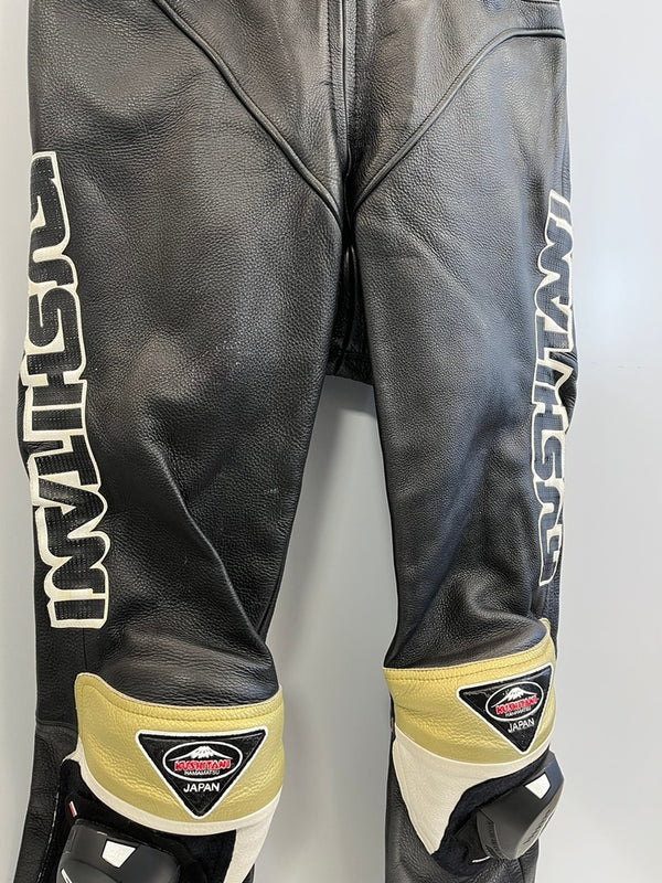 クシタニ KUSHITANI レザーパンツ バイカーパンツ ツーリング バイク用品 黒 膝プロテクター ボトムスその他 ブラック 101MB-780