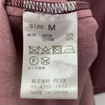 インク ink オープンカラーシャツ 半袖シャツ レッド Mサイズ 201MT-3765