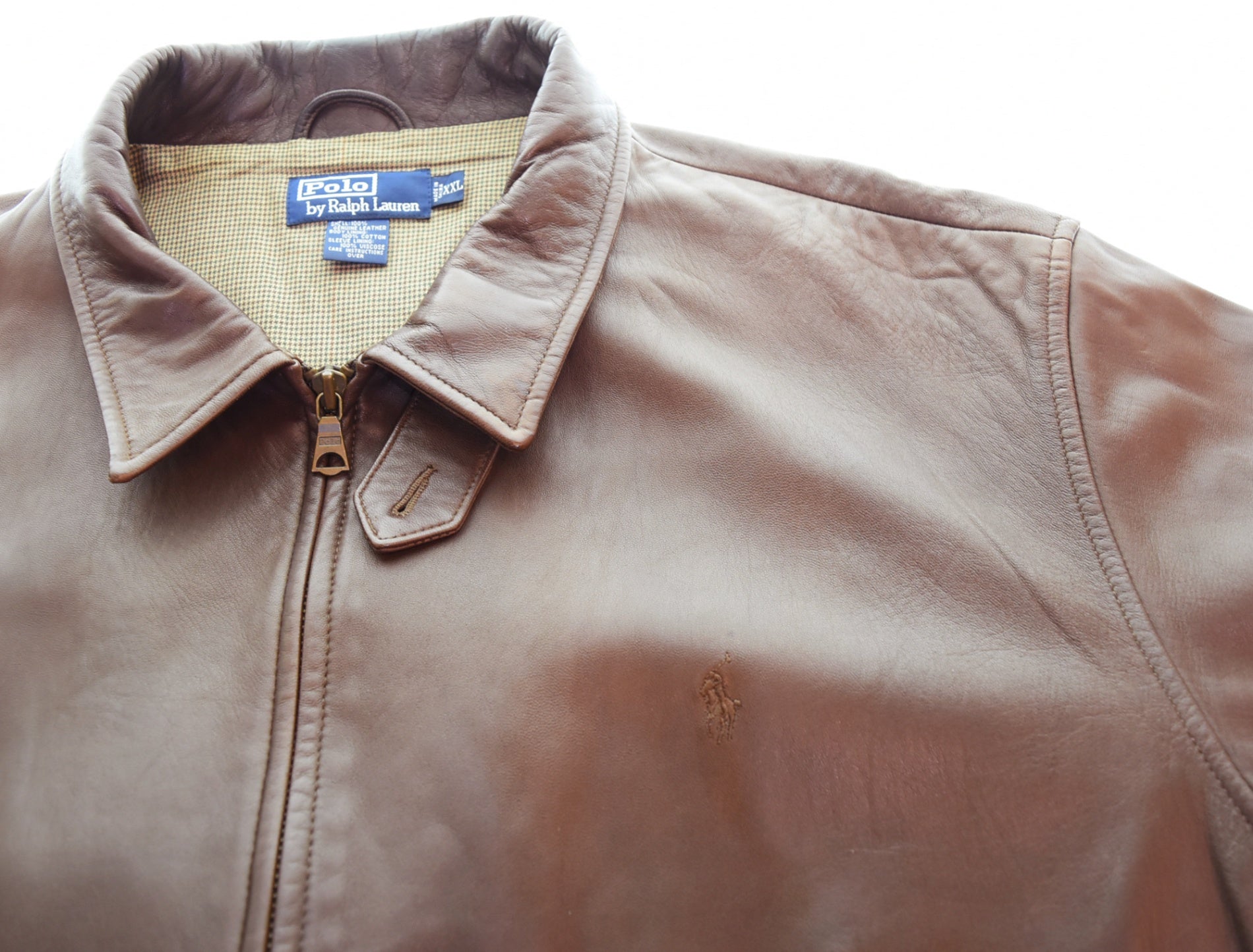 ラルフローレン RalphLauren 90's Leather Swing Top レザー