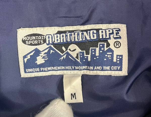 ア ベイシング エイプ A BATHING APE マウンテンパーカー ナイロンジャケット ライナー付き 黒 1860-141-005 ジャケット ブラック Mサイズ 101MT-4359