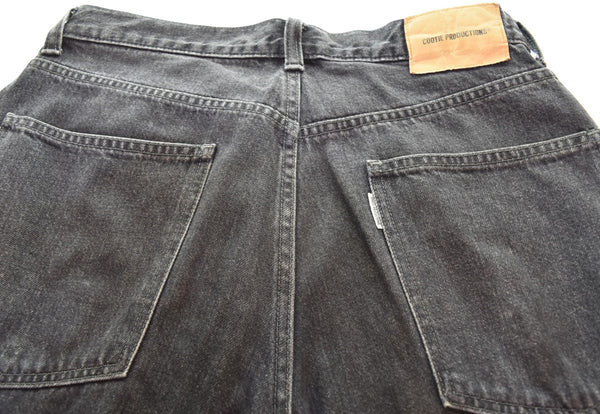 クーティー COOTIE 5 Pocket Baggy Denim Pants バギーデニムパンツ デニム ブラック Mサイズ 103MB-607