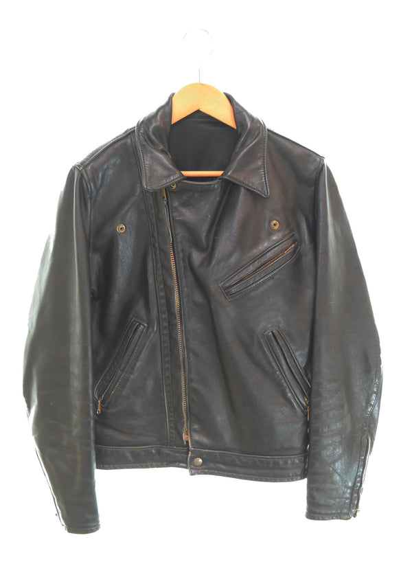 ヴィンテージ Vintage 70s ダブルライダースジャケット 70's TALONジップ ジャケット ブラック 103MT-2511