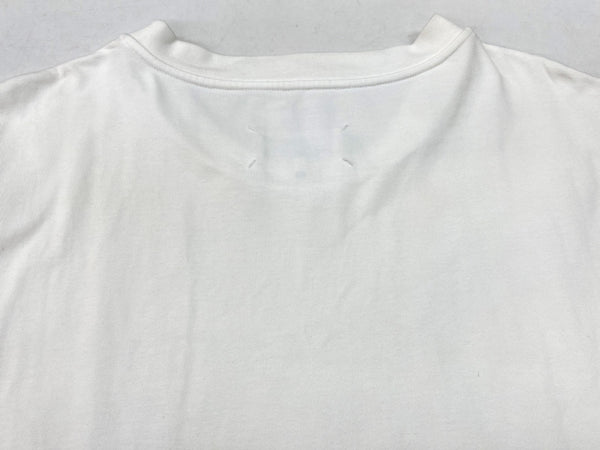 メゾンマルジェラ Maison Margiela カレンダーロゴ テーピング プリント Tシャツ オーバーサイズ 白 S50GC0568 size 52 Tシャツ プリント ホワイト 104MT-1560