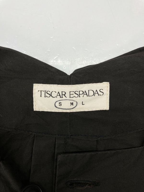 ティスカーエスパダス TISCAR ESPADAS THE BOMBER JACKET ザ ボンバー ジャケット アウター ワイドシルエット 黒 S/M ジャケット 無地 ブラック 104MT-835