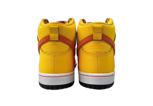 ナイキ NIKE 23年製 SB DUNK HIGH PRO HALLOWEEN ダンク ハイ ハロウィーン キャンディ シューズ 白 黄 FN5107-700 メンズ靴 スニーカー オレンジ 27.5cm 104S-833
