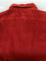 ダブルアールエル RRL 90s CORDUROY JACKET コーデュロイ ジャケット ボタン 開襟 太畝 三ツ星タグ Ralph Lauren オレンジ 赤 ジャケット 無地 レッド XLサイズ 104MT-2260