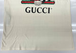 グッチ GUCCI × Disney ディズニー PRINT LOGO S/S T-Shirt プリント ロゴ 半袖 Tシャツ ミッキー アイボリー 白 Tシャツ キャラクター ホワイト Lサイズ 104MT-2336