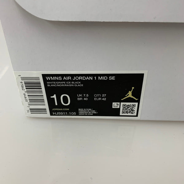 ナイキ NIKE WMNS AIR JORDAN MID SE HJ5911-105 メンズ靴 スニーカー パープル 27.0cmサイズ 201-shoes1533