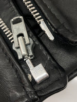 ショット SCHOTT Perfecto LEATHER JACKET レザー ジャケット ダブル ライダース バイカー アウトドア USA製 アウター 黒 サイズ 34 ジャケット 無地 ブラック 104MT-1692