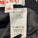 エムエーエスユー MASU 23SS TOWN CHAPS レイヤードパンツ ボトムスその他 ブラック 44サイズ 201MB-1163