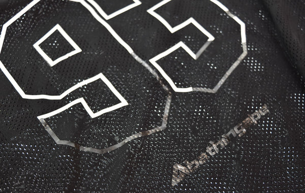 アベイシングエイプ A BATHING APE ソリッドカモジャカードマルチフットボールジャージ 001CSL301312M ロンT ブラック Mサイズ 103MT-3014