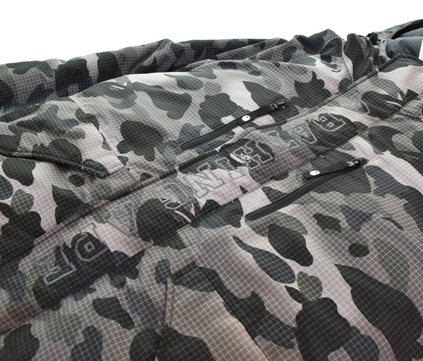 アベイシングエイプ A BATHING APE  Grid CAMO ダウンフーディージャケット down hoodie jacket スノボ 001DNI801006M ジャケット マルチカラー Mサイズ 103MT-3108