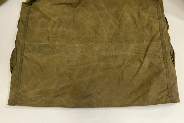 バブアー BARBOUR 90's 90年代 3ワラント BORDER ボーダー ワックス コットン オイルドジャケット コート VINTAGE ヴィンテージ A200 C36 ジャケット カーキ 101MT-5337