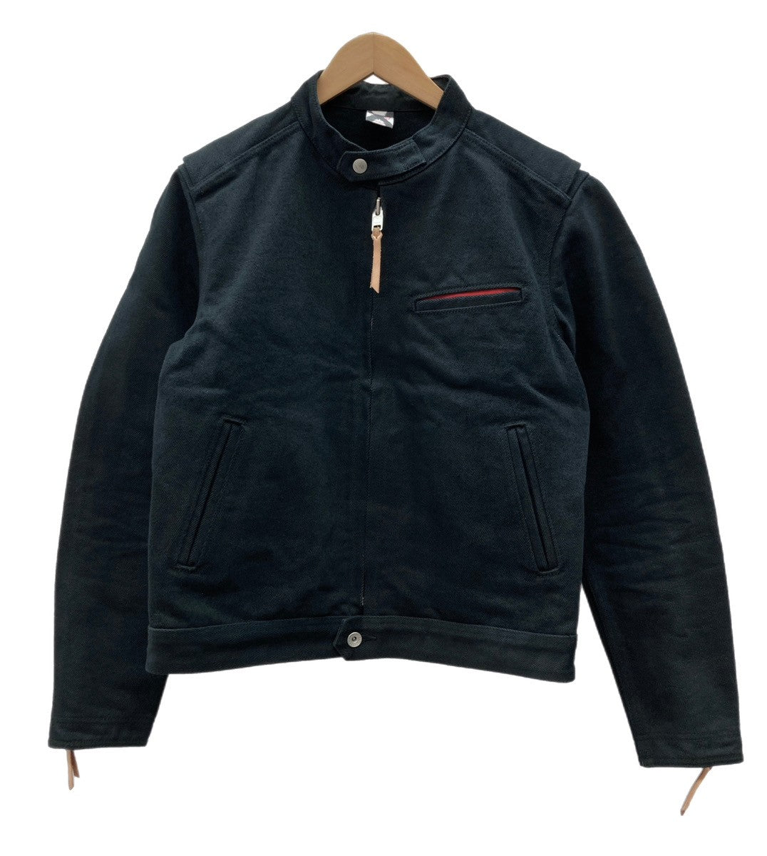 IRON HEART 黒鎧シングルライダース38 ブラック21oz アイアンハート IRON HEART 21oz 黒鎧 デニム シングル ライダース