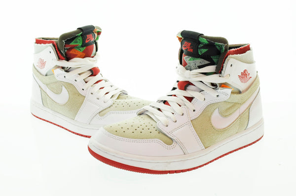 ナイキ NIKE AIR JORDAN 1 ZOOM AIR CMFT エア ジョーダン 1 ズーム エア コンフォート CT0978-100 メンズ靴 スニーカー ホワイト 25cm 103S-635