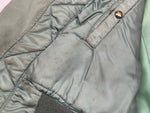 ミリタリー Military Item 50's USAF U.S.AIR FORCE MA-1 1st model Flight Jacket 最初期 黒タグ アメリカ軍 フライトジャケット 緑  ジャケット 無地 カーキ Lサイズ 104MT-1003