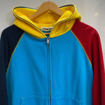 ア ベイシング エイプ A BATHING APE フルジップパーカー パーカ マルチカラー Sサイズ 201MT-3887