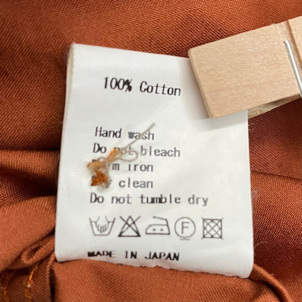 エンズアンドミーンズ ENDS and MEANS Harvest P/O Shirts 長袖シャツ オレンジ Mサイズ 201MT-4242