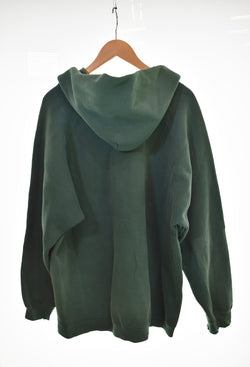 アディダス adidas 80s  90s トレフォイルロゴ ビッグロゴスウェット パーカー パーカ グリーン 103MT-3358