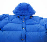 アベイシングエイプ   A BATHING APE Down jacket ダウンジャケット 青  1860-141-004 ジャケット 無地 ブルー Sサイズ 103MT-623