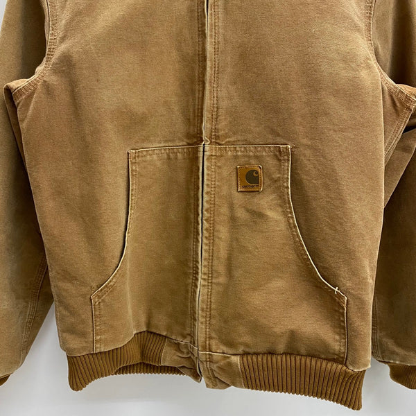 【曜日割引対象外】 カーハート Carhartt 00's アクティブジャケット パーカー ダック ジャケット ベージュ 201MT-4468 VB