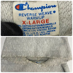 【曜日割引対象外】 チャンピオン Champion 80's REVERSE WEAVE USA製 トリコタグ 染み込み PRINCETON パーカ グレー XLサイズ 201MT-3659 VB