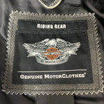 ハーレーダビットソン HARLEY-DAVIDSON レザーライダース ジャケット ブラック Mサイズ 201MT-4878