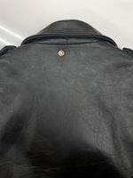 ショット SCHOTT Perfecto LEATHER JACKET レザー ジャケット ダブル ライダース バイカー アウトドア USA製 アウター 黒 サイズ 34 ジャケット 無地 ブラック 104MT-1692